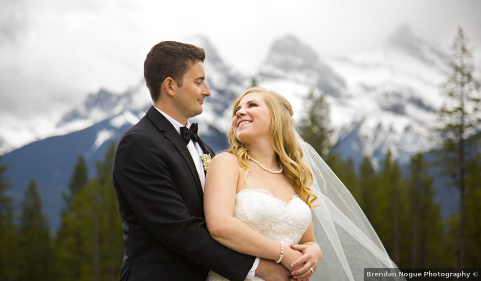 Konrad and Chelsea's wedding in Canmore, Alberta