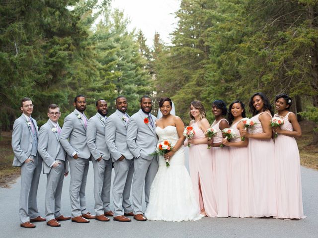 Jabari  and Olivia &apos;s wedding in Vaughan, Ontario 5