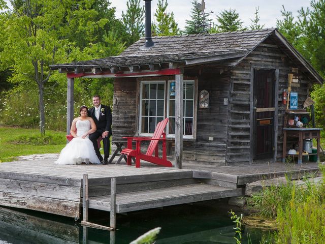 Colyn and Ashton&apos;s wedding in Gilford, Ontario 4