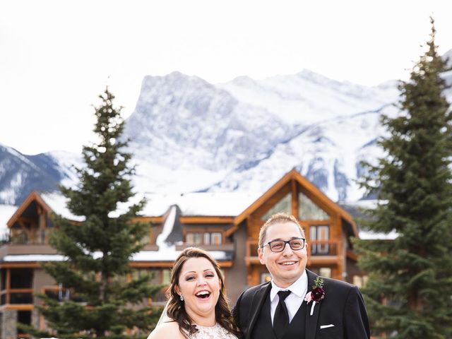Victor and Kristine&apos;s wedding in Canmore, Alberta 1
