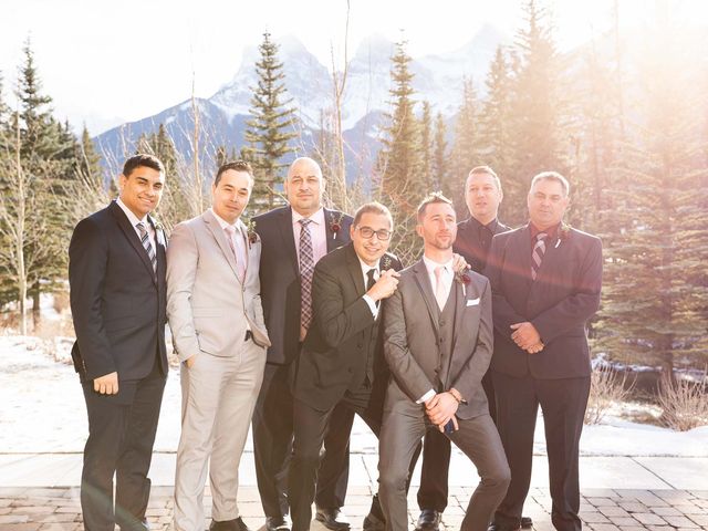 Victor and Kristine&apos;s wedding in Canmore, Alberta 20