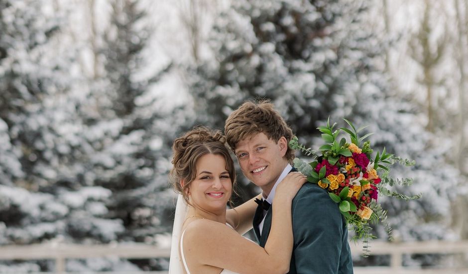 Travers and Rebecca's wedding in Taber, Alberta