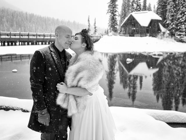 Brad and Lorah&apos;s wedding in Field, British Columbia 4