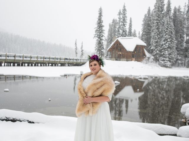 Brad and Lorah's wedding in Field, British Columbia 5