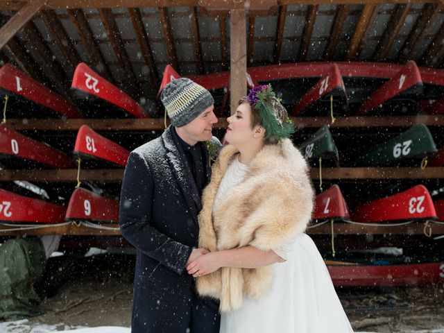 Brad and Lorah&apos;s wedding in Field, British Columbia 7