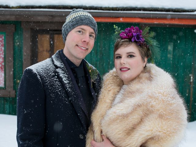 Brad and Lorah&apos;s wedding in Field, British Columbia 8