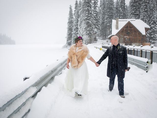 Brad and Lorah&apos;s wedding in Field, British Columbia 9