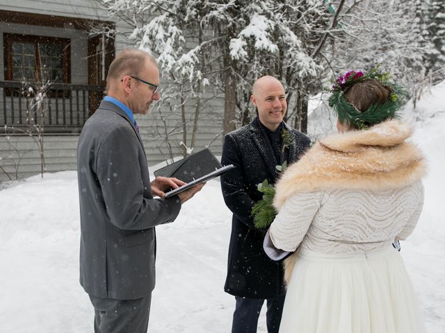 Brad and Lorah's wedding in Field, British Columbia 22