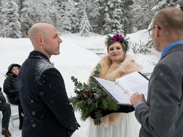 Brad and Lorah's wedding in Field, British Columbia 24