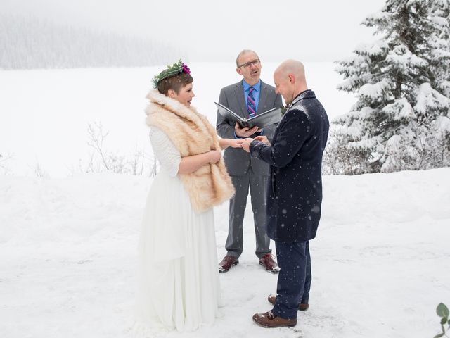 Brad and Lorah&apos;s wedding in Field, British Columbia 27