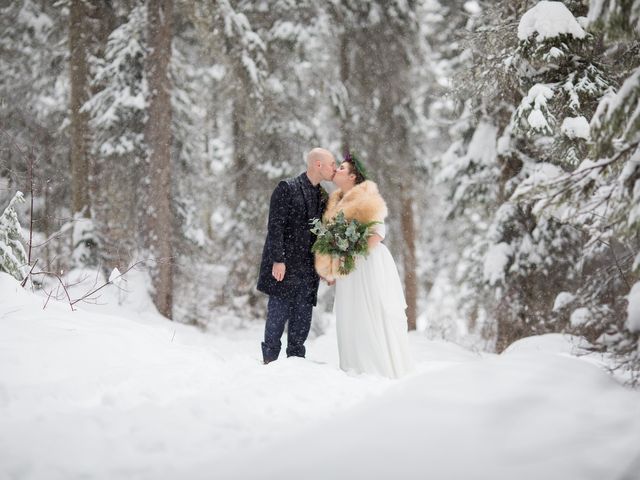 Brad and Lorah&apos;s wedding in Field, British Columbia 38