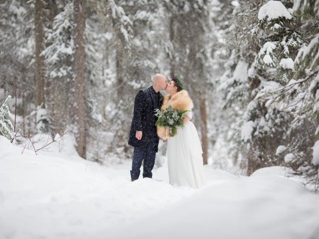 Brad and Lorah's wedding in Field, British Columbia 38