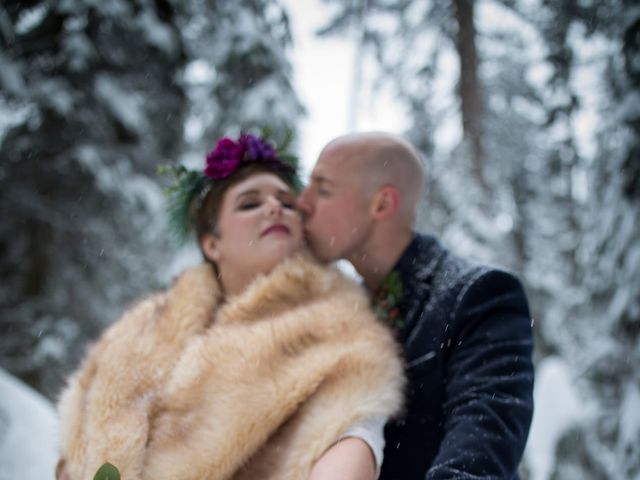 Brad and Lorah&apos;s wedding in Field, British Columbia 39