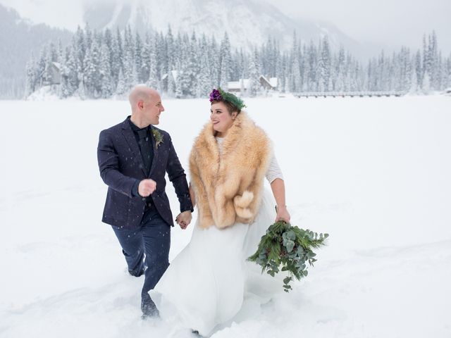 Brad and Lorah&apos;s wedding in Field, British Columbia 40