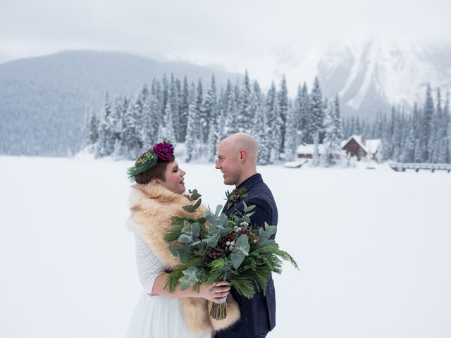 Brad and Lorah's wedding in Field, British Columbia 42