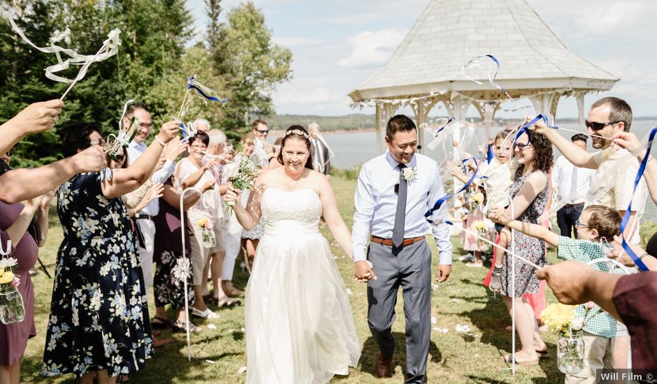 Allison and Michael's wedding in Economy, Nova Scotia