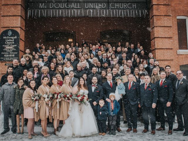 Chris Bazzarelli  and Amanda Douglas's wedding in Edmonton, Alberta 11