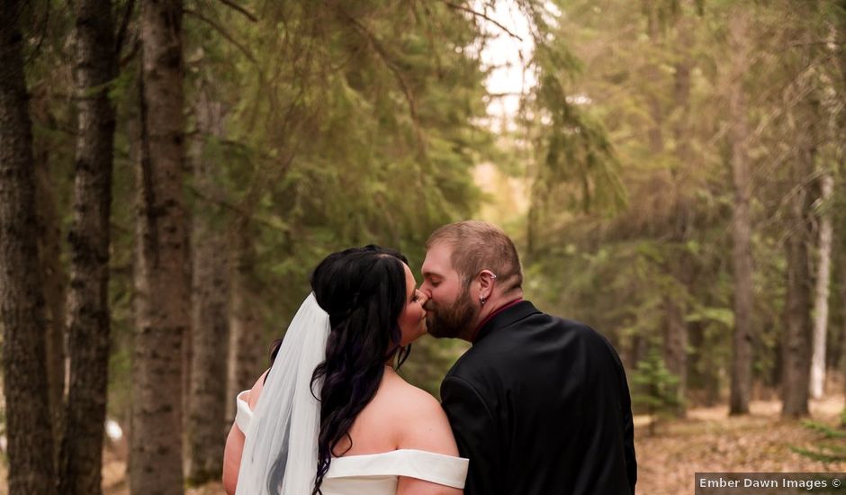 Steve and Danielle's wedding in Rocky Mountain House, Alberta