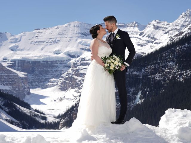 Michael and Kimberly&apos;s wedding in Lake Louise, Alberta 10