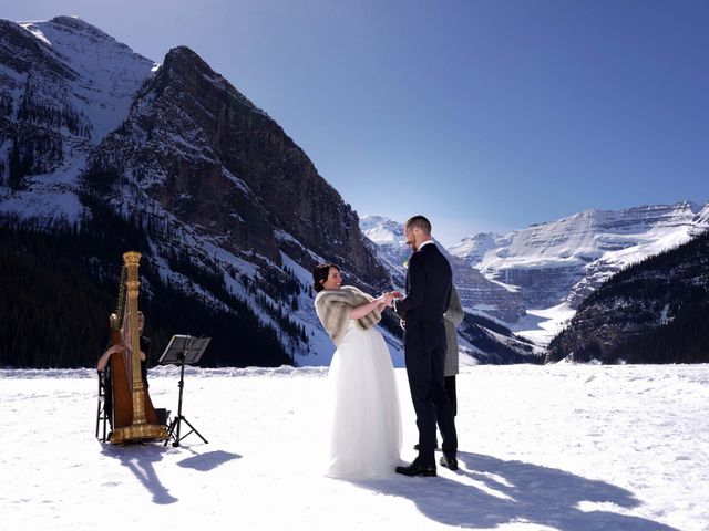 Michael and Kimberly&apos;s wedding in Lake Louise, Alberta 13