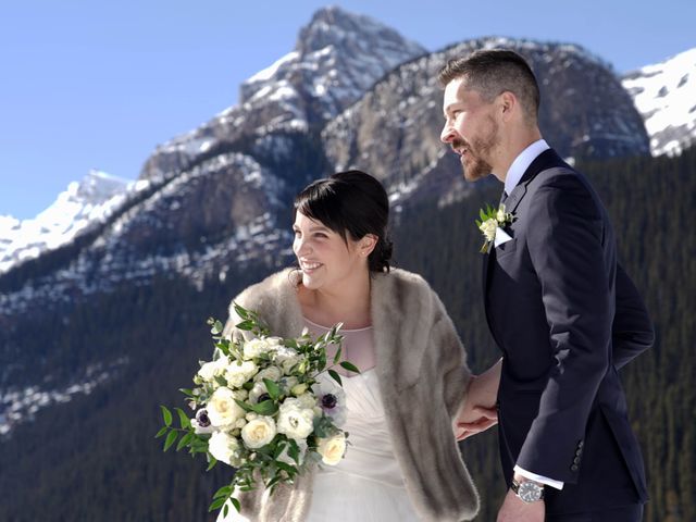 Michael and Kimberly&apos;s wedding in Lake Louise, Alberta 14
