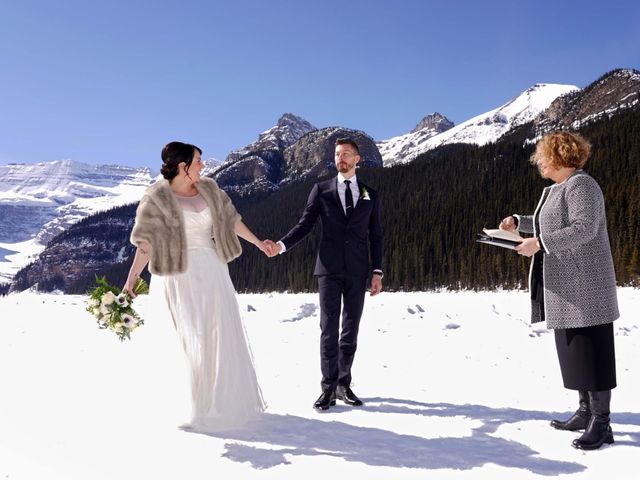 Michael and Kimberly&apos;s wedding in Lake Louise, Alberta 15