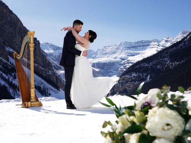 Michael and Kimberly&apos;s wedding in Lake Louise, Alberta 18