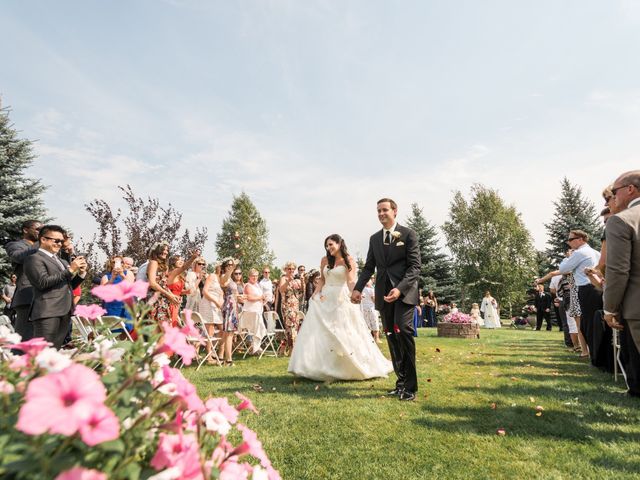 Sheldon and Ashten&apos;s wedding in Sylvan Lake, Alberta 41