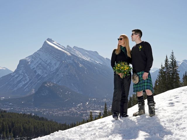 Stuart and Sarah&apos;s wedding in Banff, Alberta 7