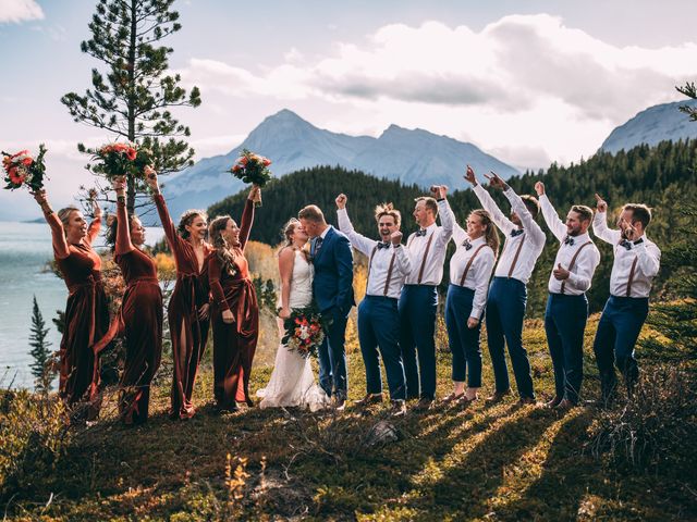 Tanner and Rebecca&apos;s wedding in Nordegg, Alberta 1