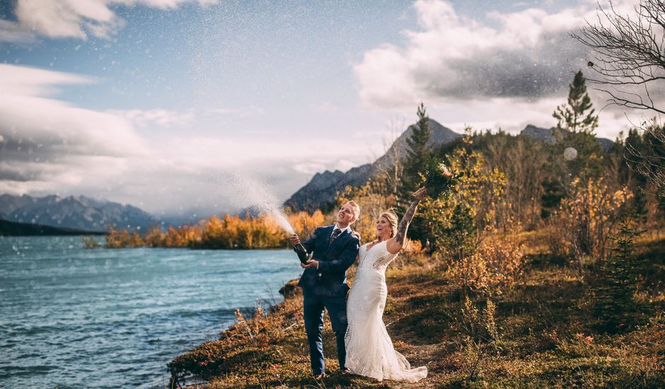 Tanner and Rebecca's wedding in Nordegg, Alberta