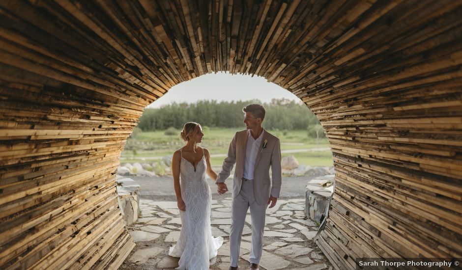 Syd and Tom's wedding in Tofield, Alberta