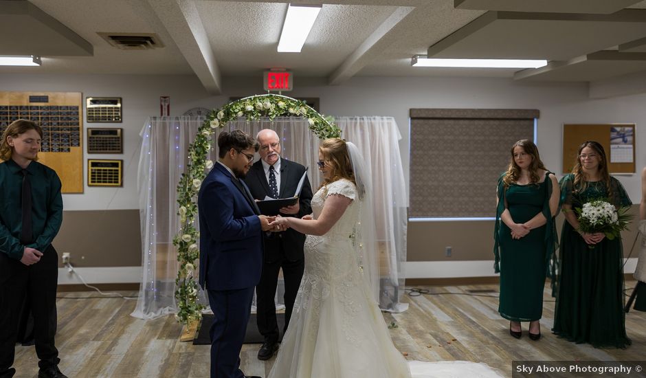 Galen and Nettie's wedding in Taber, Alberta