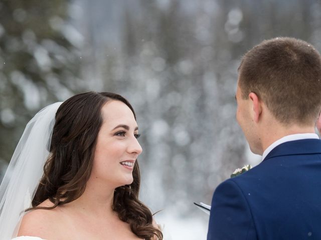 Matthew and Brook&apos;s wedding in Field, British Columbia 8
