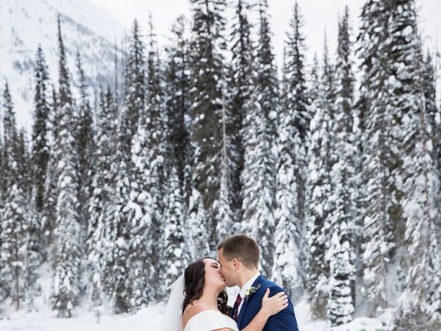 Matthew and Brook&apos;s wedding in Field, British Columbia 13