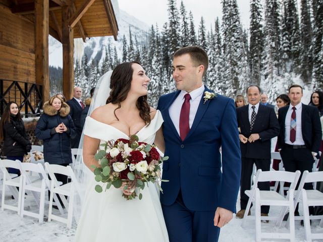 Matthew and Brook&apos;s wedding in Field, British Columbia 14