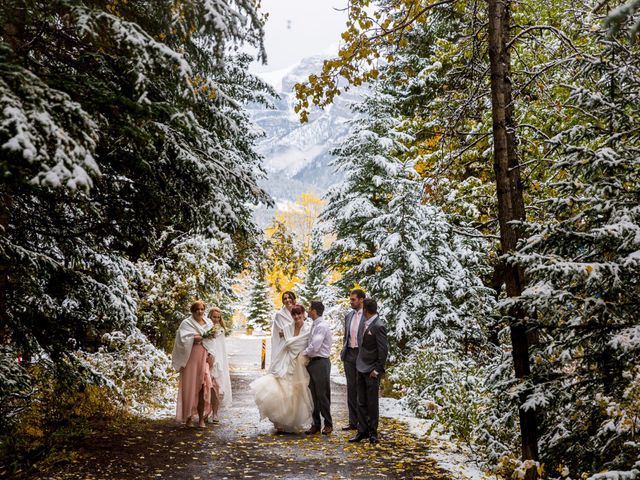 Zack and Laura&apos;s wedding in Canmore, Alberta 11