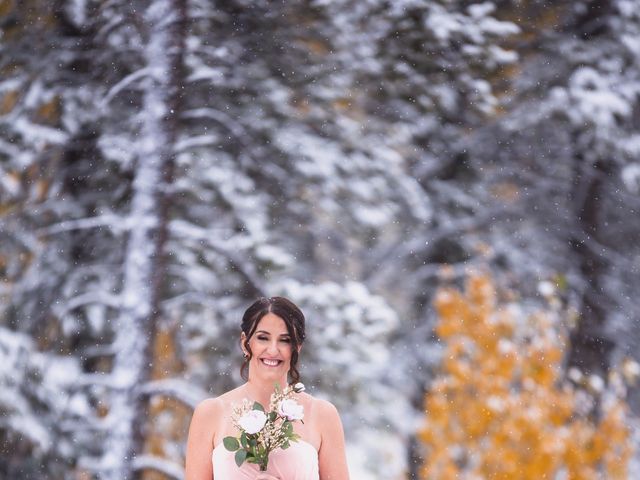 Zack and Laura&apos;s wedding in Canmore, Alberta 13