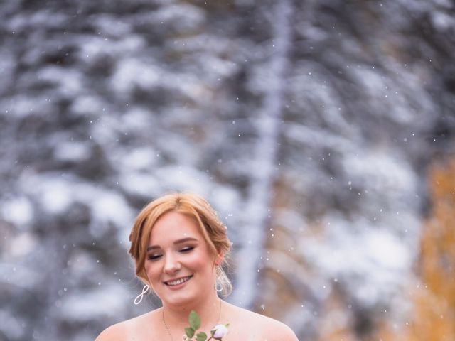 Zack and Laura&apos;s wedding in Canmore, Alberta 15