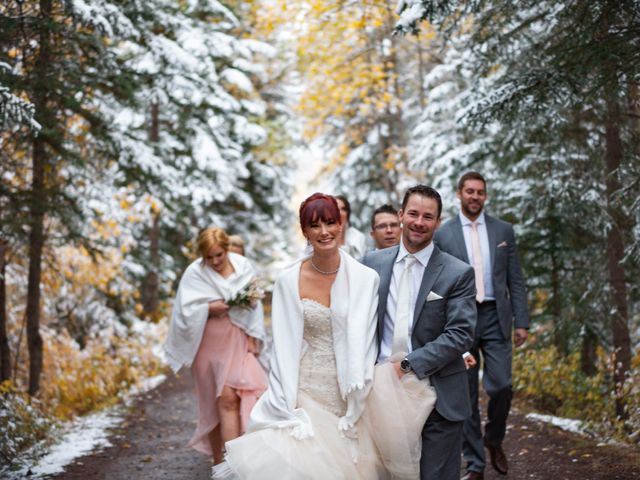 Zack and Laura&apos;s wedding in Canmore, Alberta 20