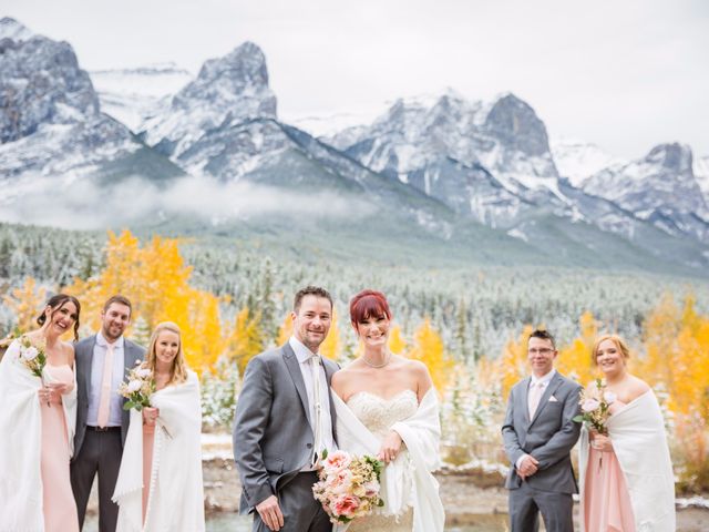 Zack and Laura&apos;s wedding in Canmore, Alberta 35