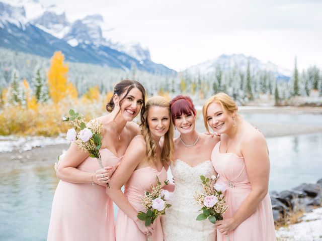 Zack and Laura&apos;s wedding in Canmore, Alberta 36