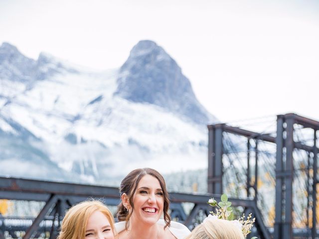 Zack and Laura&apos;s wedding in Canmore, Alberta 38