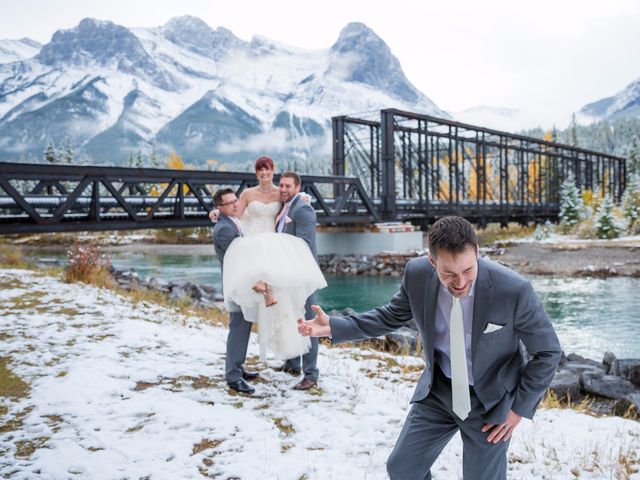 Zack and Laura&apos;s wedding in Canmore, Alberta 40