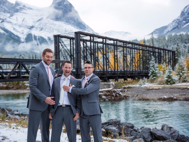 Zack and Laura&apos;s wedding in Canmore, Alberta 41