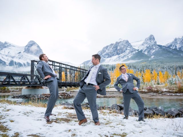 Zack and Laura&apos;s wedding in Canmore, Alberta 42