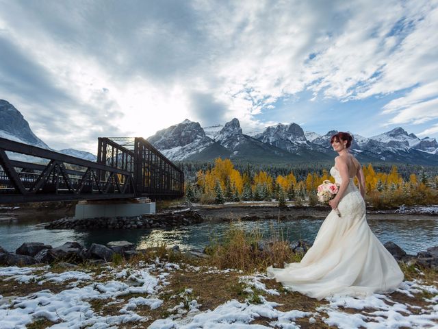 Zack and Laura&apos;s wedding in Canmore, Alberta 49