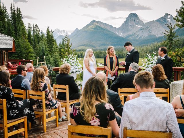 Aleesha and Rhett&apos;s wedding in Canmore, Alberta 19