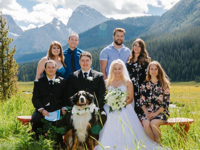 Aleesha and Rhett&apos;s wedding in Canmore, Alberta 24