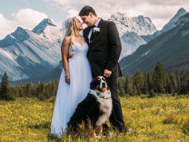 Aleesha and Rhett&apos;s wedding in Canmore, Alberta 26